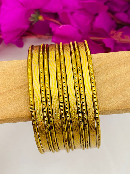Latest Wedding Antique Gold Designer Traditional Bangles
