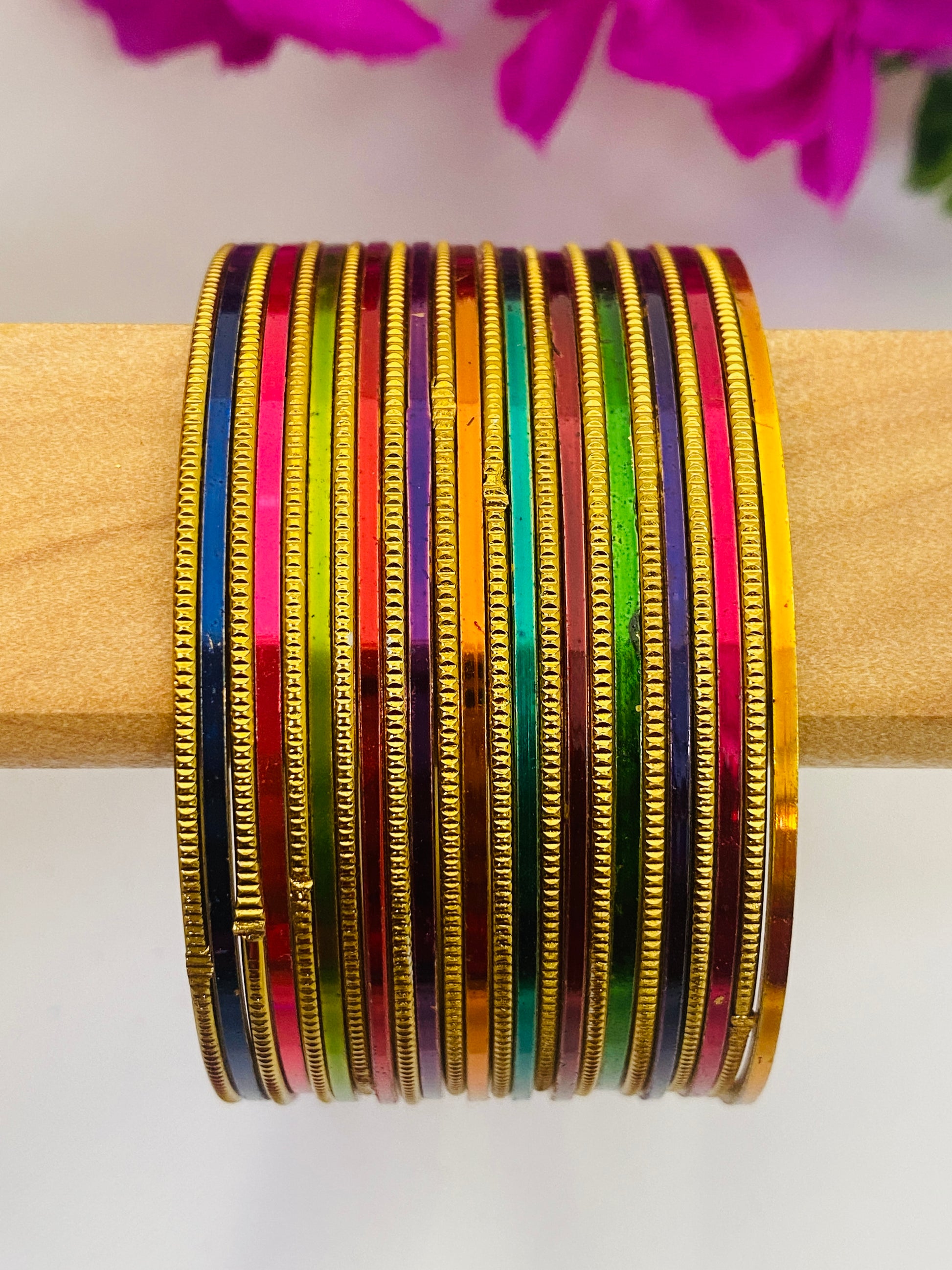Multicolor Designer Metal Bangles In USA