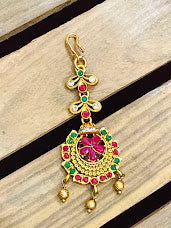 Beautiful antique gold tikka with Multicolor In Tempe