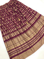 Elegant Wine Color Printed Work Skirt In Arizona