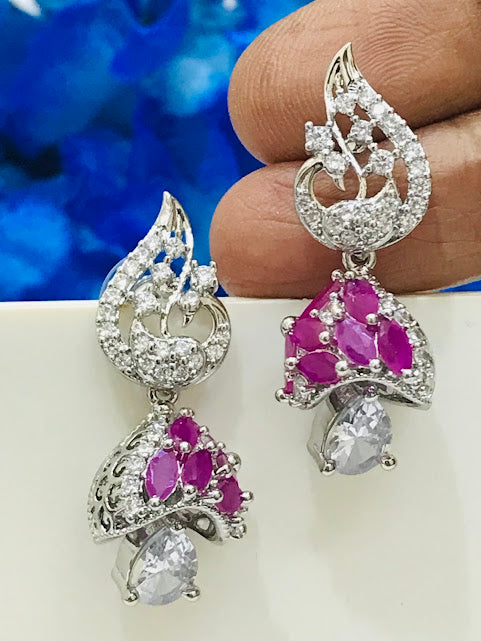 Jumkha With Beautiful Pink Color Peacock Design In Mesa