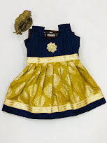 Magical Blue Colored Silk Gown For Kids In Prescott Valley