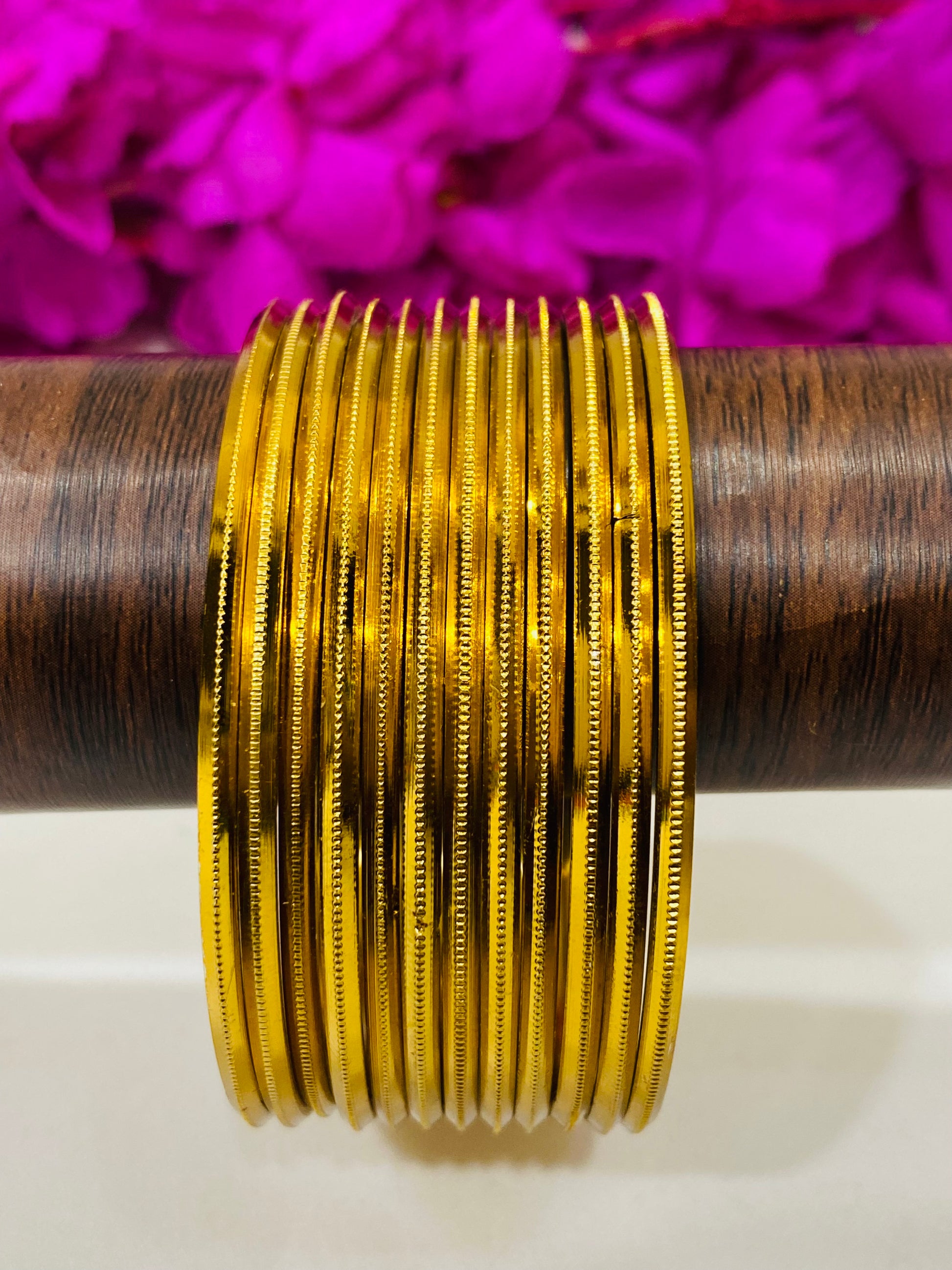 Gold Colored Metal Bangles For Women In USA