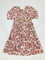 Purple Color Kurti Suits With Embroidery Work Near Me