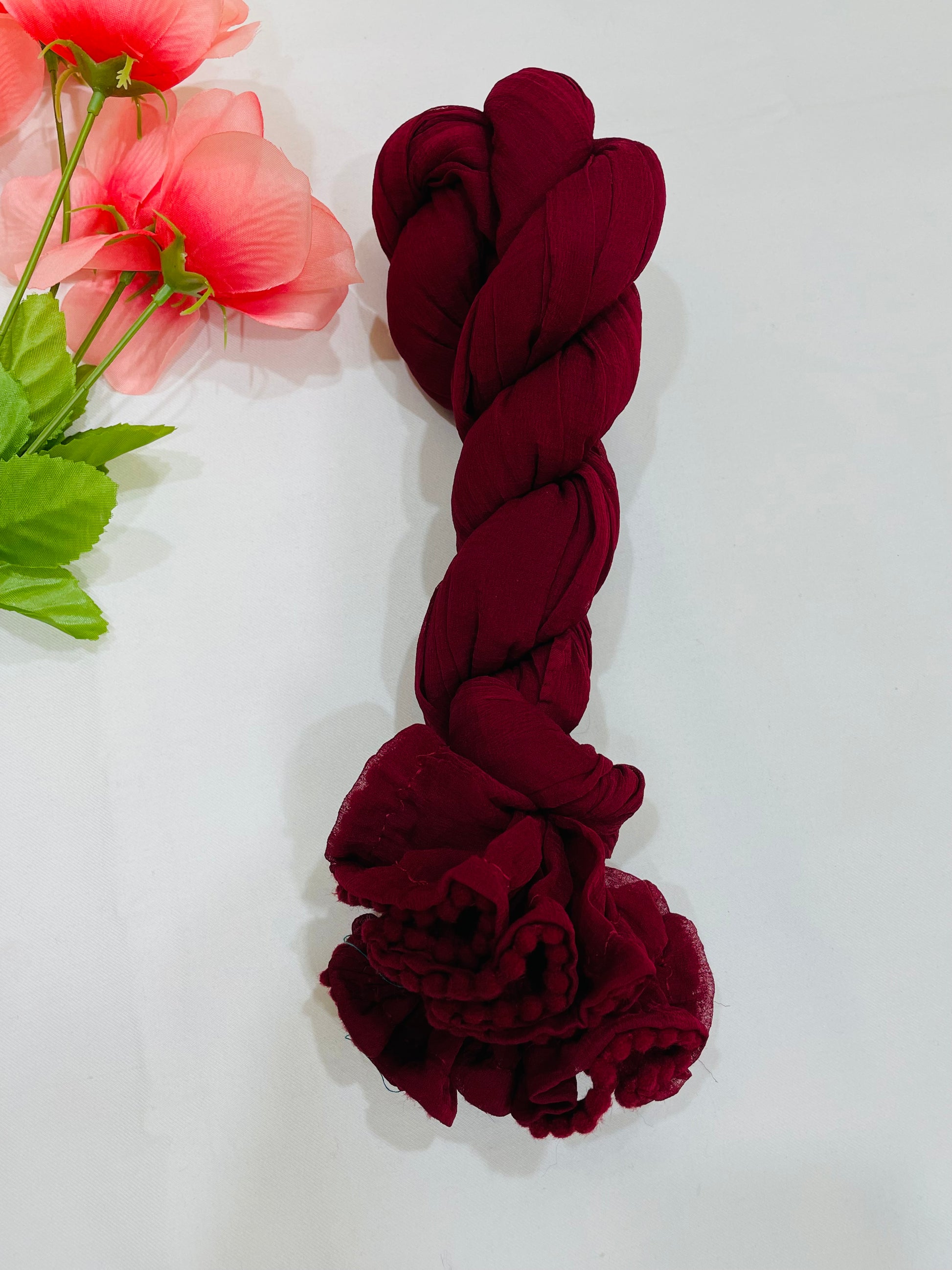 Pretty Maroon Color Dupatta Near Me