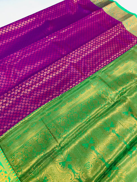 Ravishing Fancy Design With Soft Silk Saree In Mesa