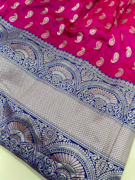 Blue And Pink Color Georgette With Embroidery Work Girls In Chandler
