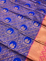 Peacock Design With Art Silk Saree In Tucson