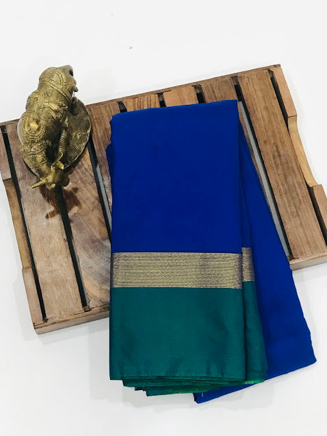 Dazzling Blue Colored Sarees Near Me