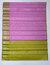 Graceful Pink Color Art Silk Saree With Silver Zari Work In Mesa