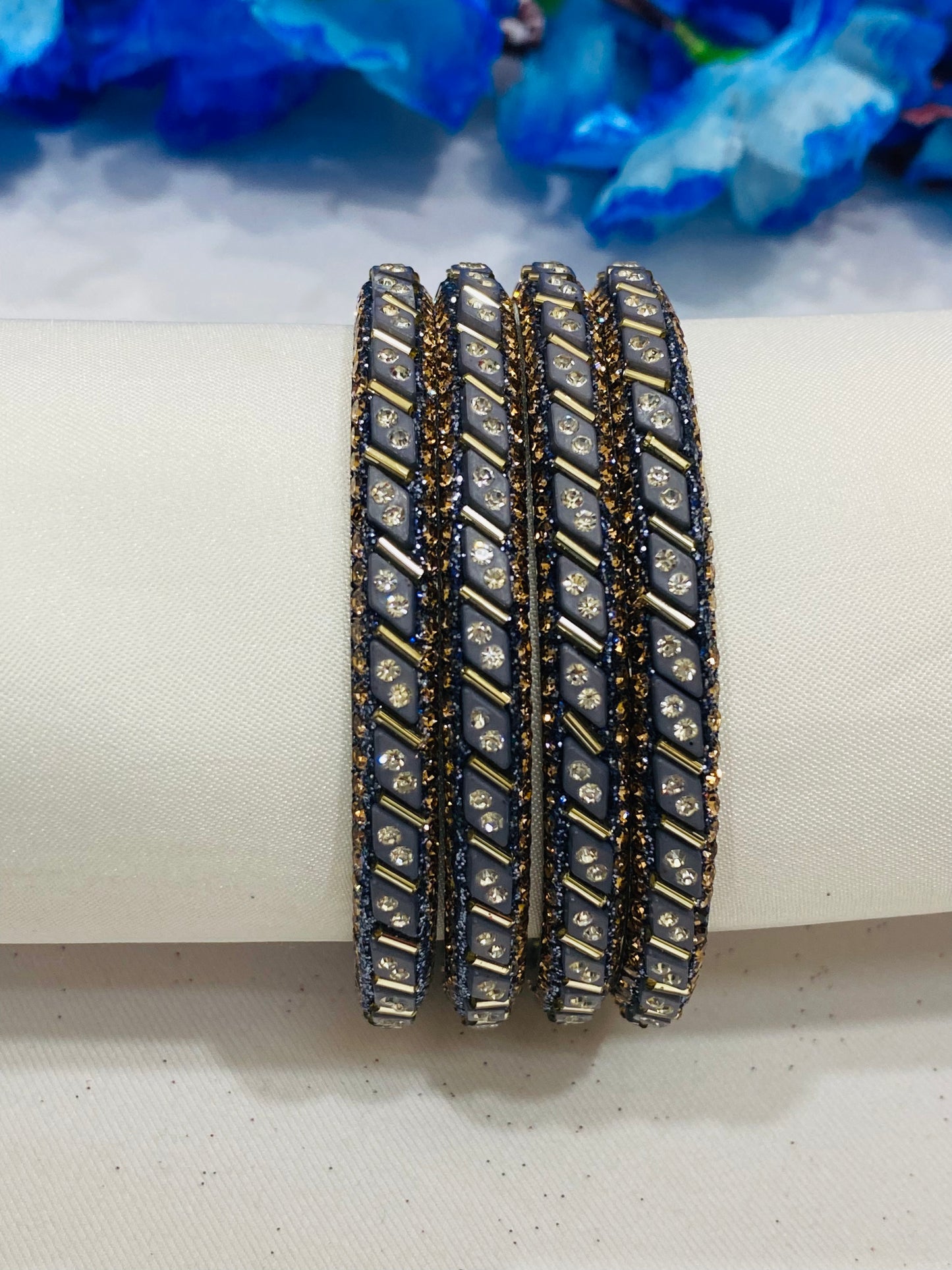 Charming Gray Color Metal Bangles In Sedona