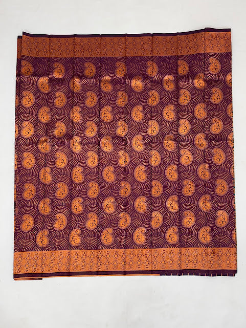 Elegant Dark Purple Color Art Silk Saree In USA