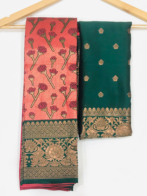 Pink Color Soft Silk Saree For Women In USA
