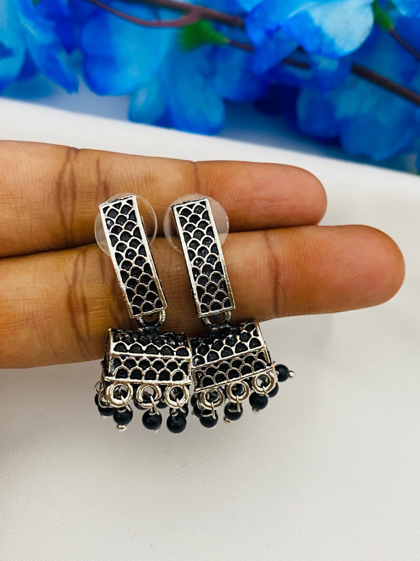 Oxidized Silver Earrings Near Me