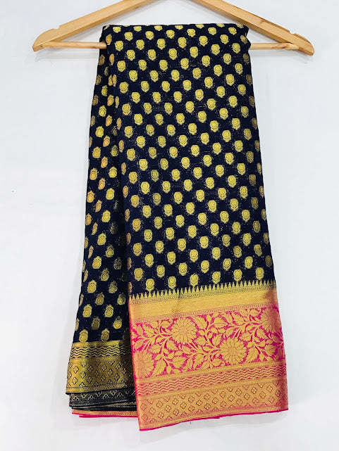 Georgette Printed Work Sarees In USA