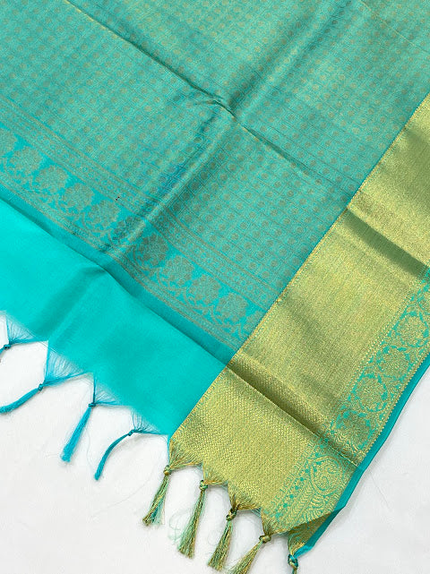 Red Color Pure Kanchi Silk Saree In Indian Ethnic Wear