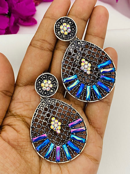 Marvelous Multicolor Oxidized Earrings Near Me