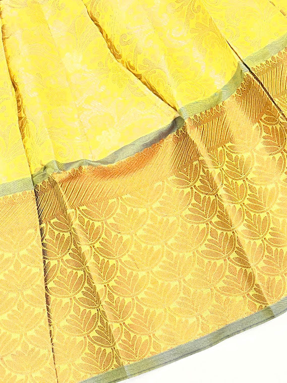 Silk With Stone Work Langa Set In Arizona
