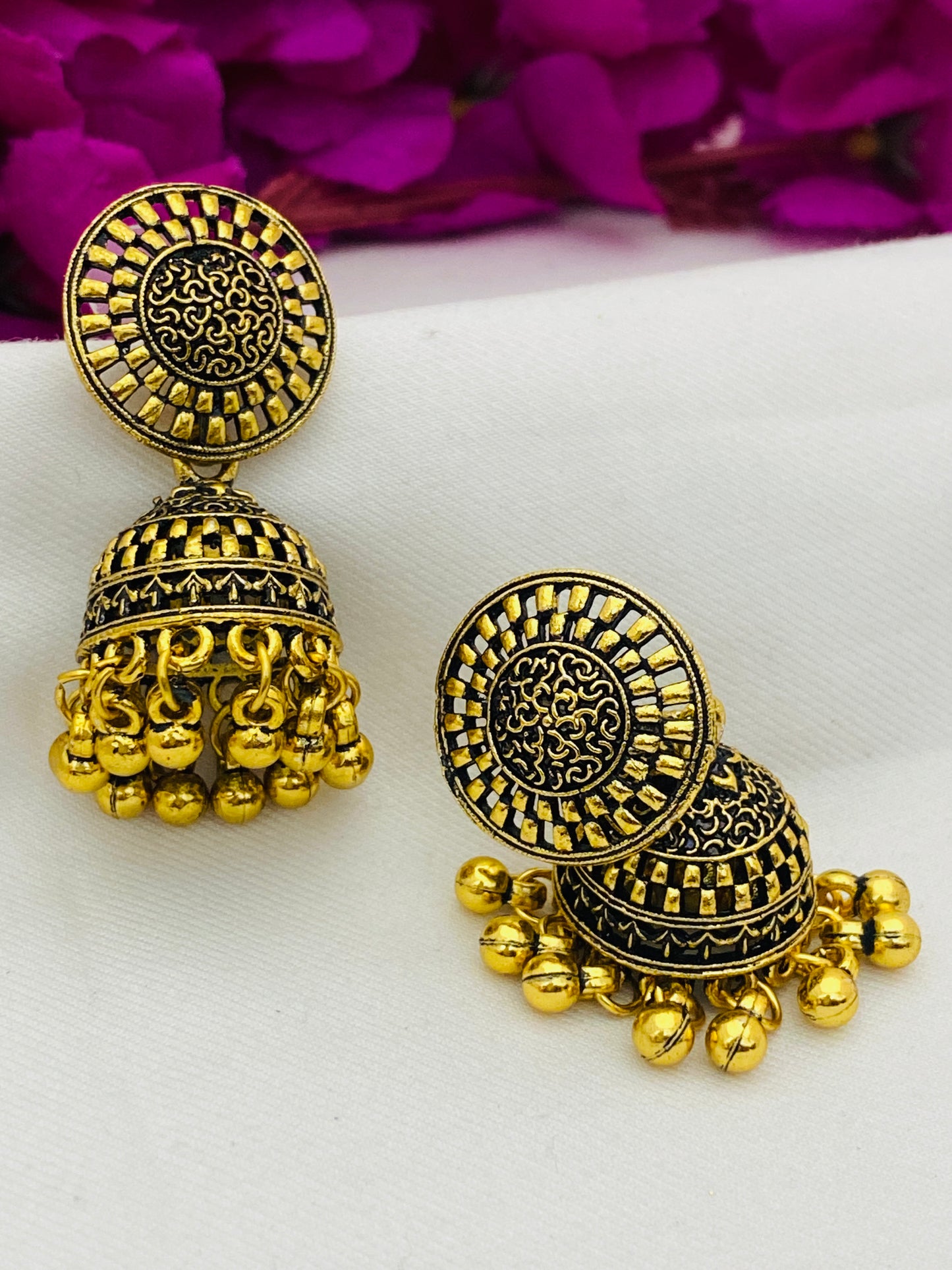 Designer Jhumka with Beads In Tucson