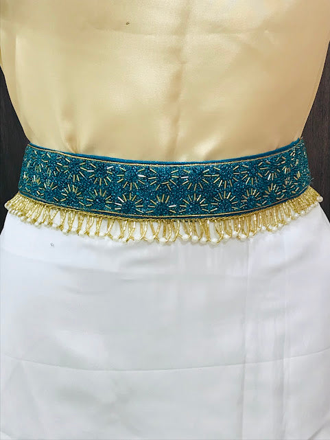 Teal Blue Color Hip Belt In Bull Head City