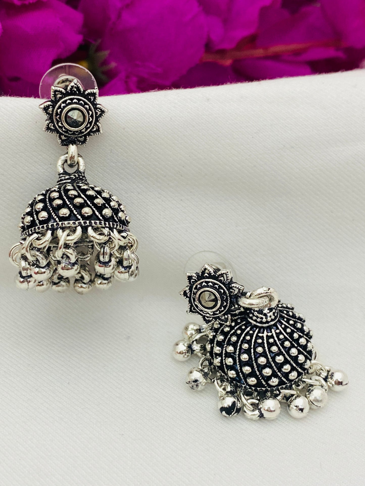 Jhumka Earrings with Pearl Drops In Peoria