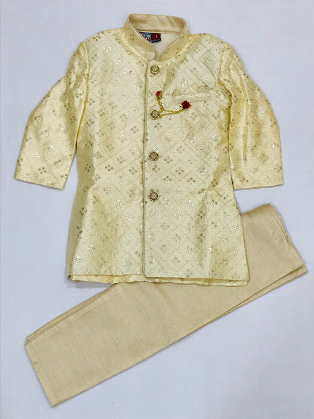 Attractive Sandal Colored Sherwani In Chandler