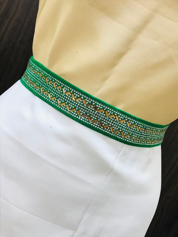 Saree Hip Belt With Stone Work