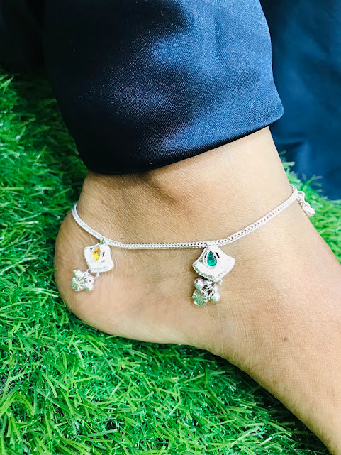 Glitter Anklets With Artificial Stones In Yuma