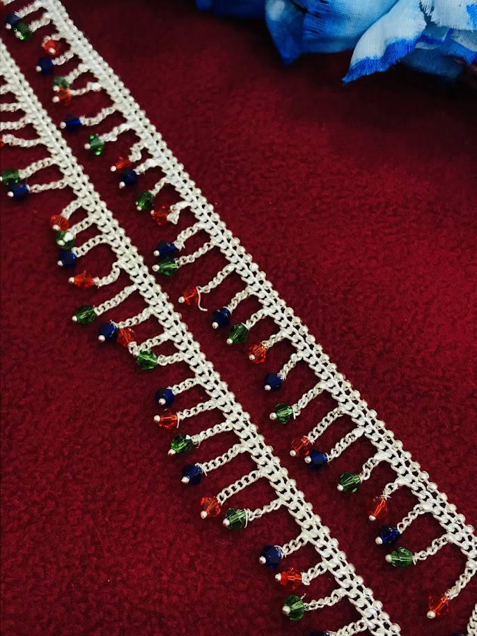 Multi Color Beats Design Anklets Chain In Chandler