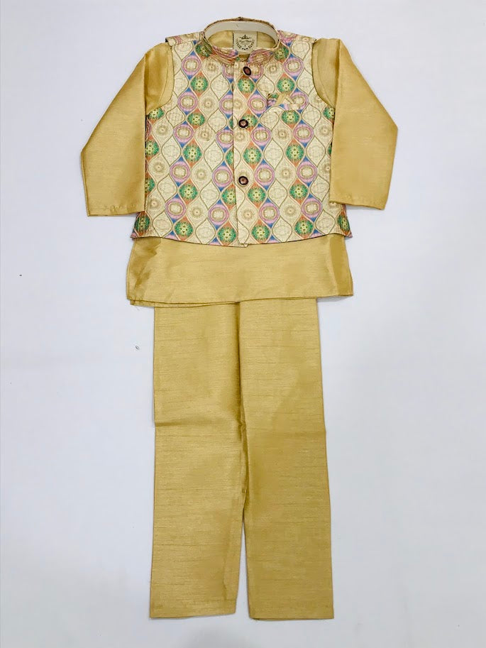 Boys Full Sleeves Sherwani Suits With Jacket In USA
