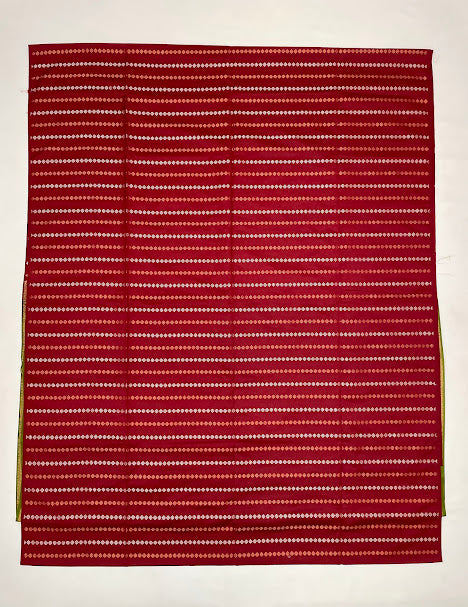 Maroon Color Zari Work Soft Silk Saree With Contrast Pallu In Yuma