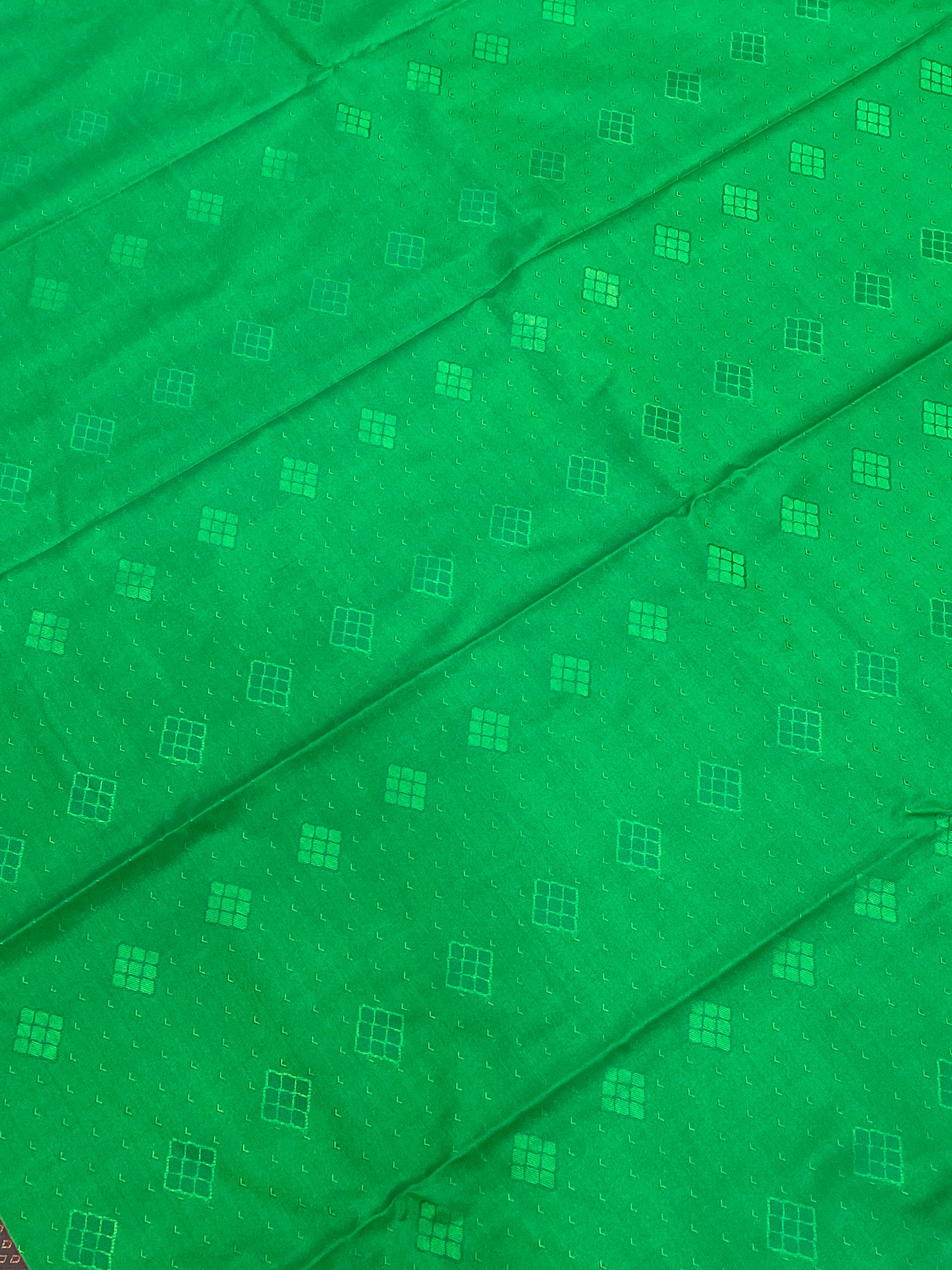 Green Color Soft Silk Saree With Contrast Pallu And Fancy Tassels In Tucson