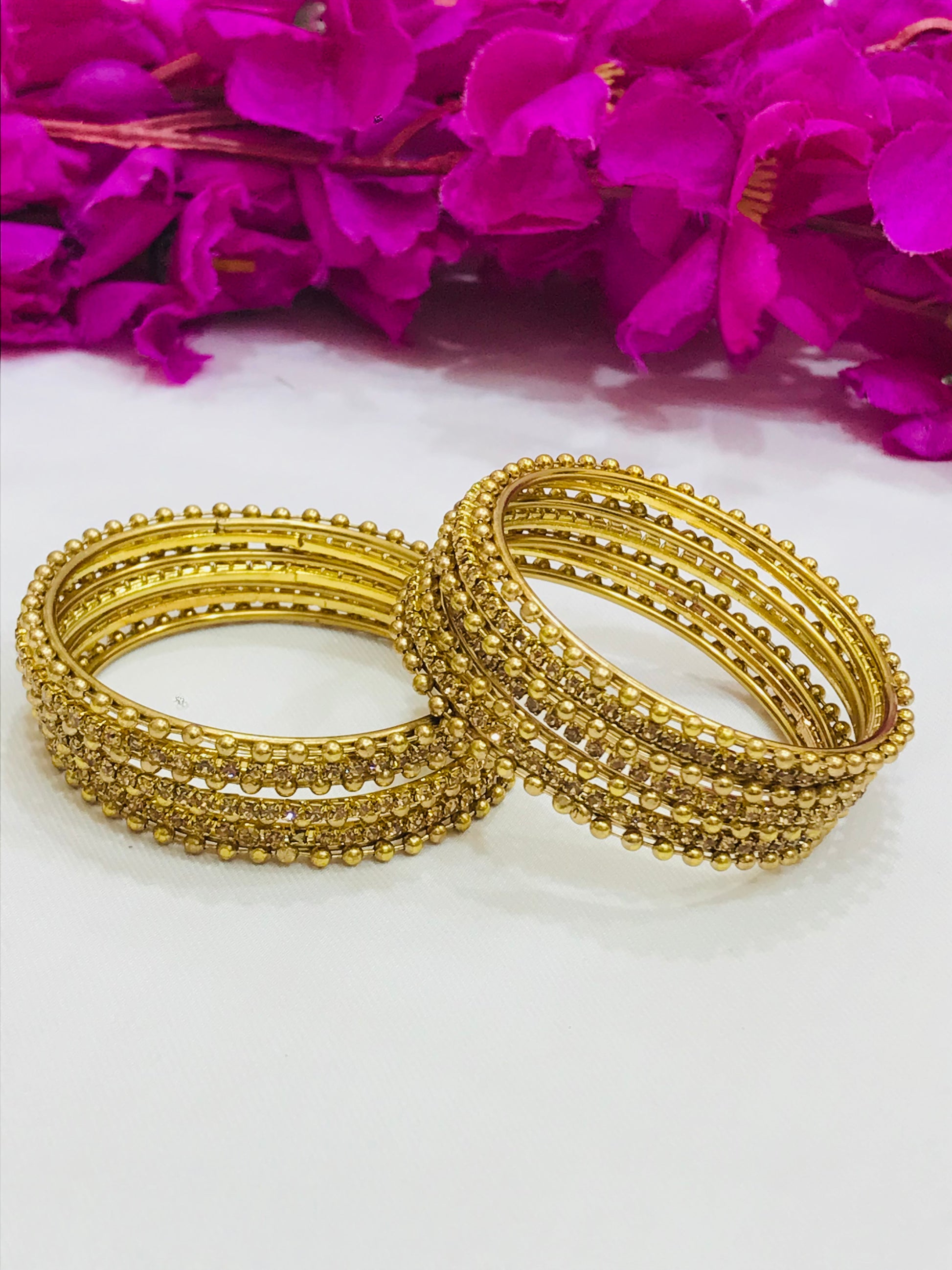 Designed Metal Bangles Set In Tempe