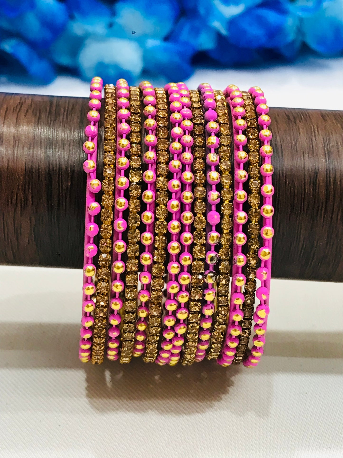Dot Designed Metal Bangles In Tempe