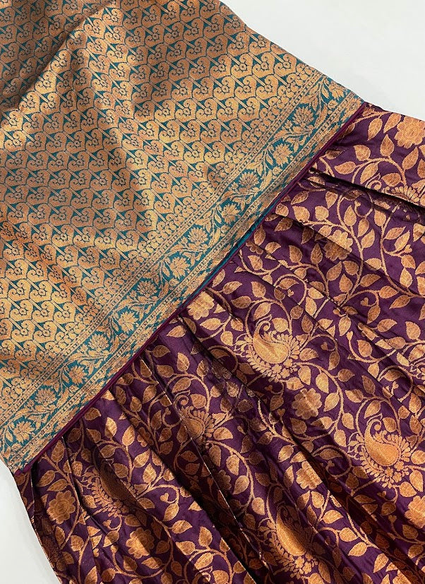 Green Color With Stone And Zari Work Choli Set For Girls In Peoria