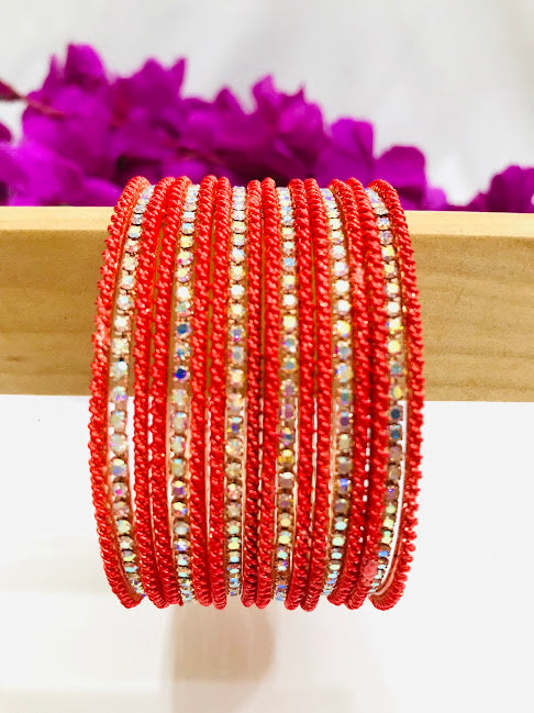 White Stoned Bangles For Women In Chandler