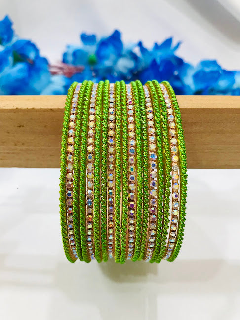 Beautiful White Stoned Bangles In Phoenix