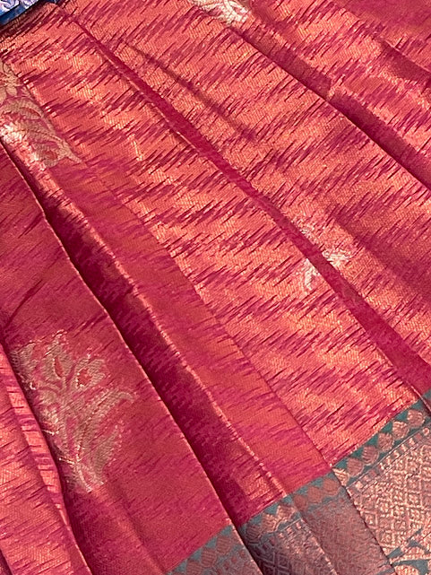 Blue And Pink Color Art Silk Langa Sets In Chandler