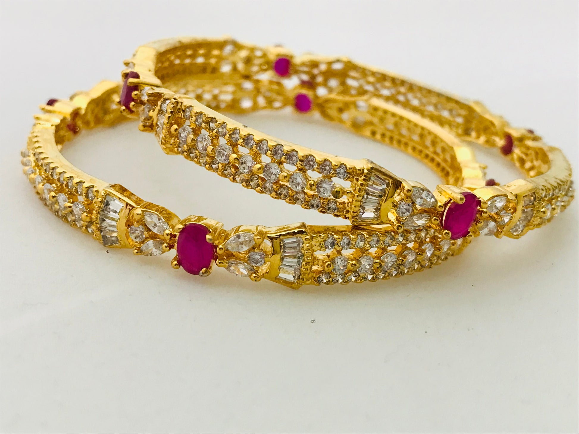 Gold Plated Antique Bangles In Flagstaff