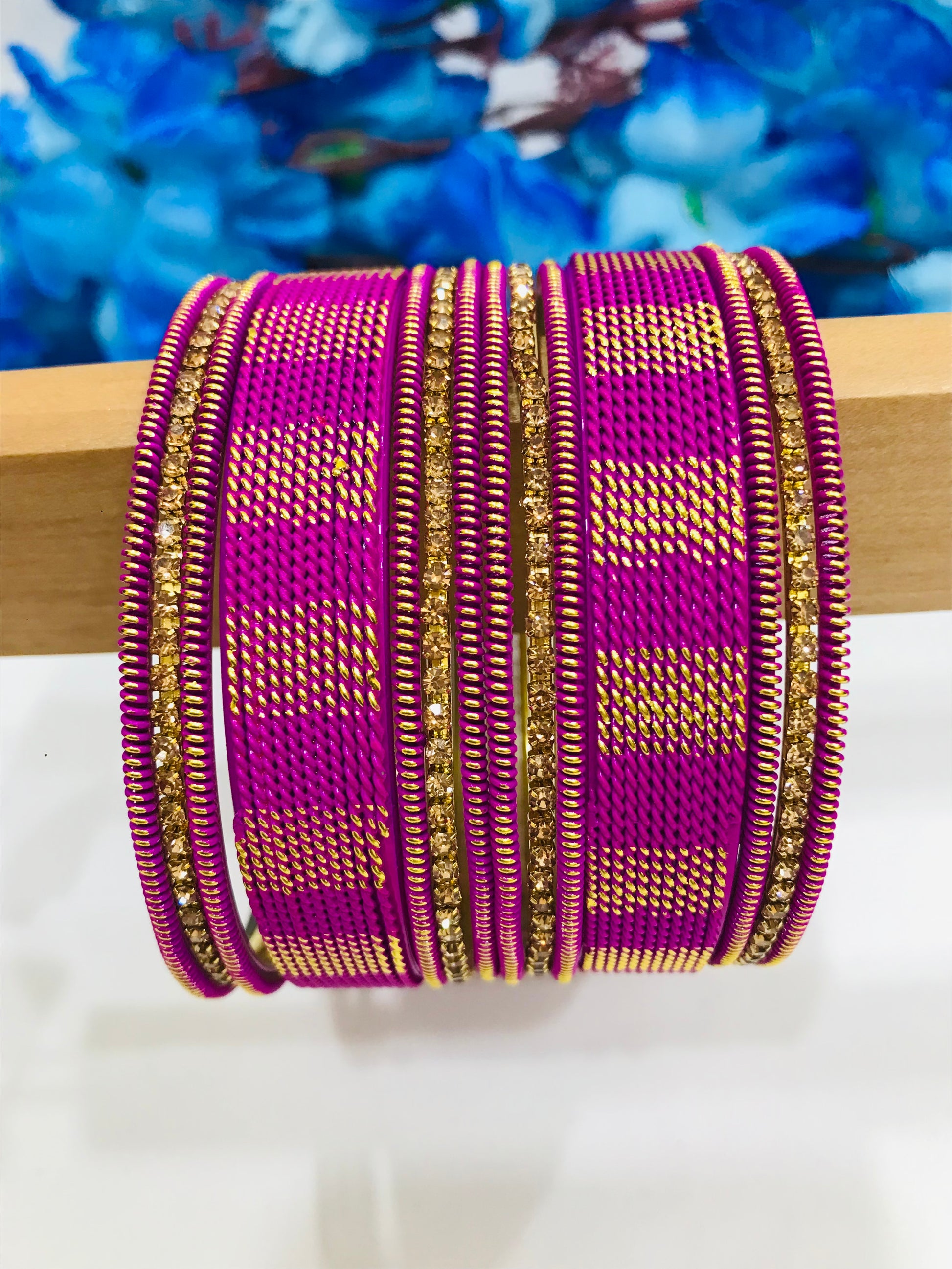 Spiral Design Purple Color Bangle In Chandler