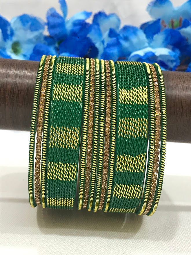 Elegant Ethnic Wear Metal Bangles In Skull Valley