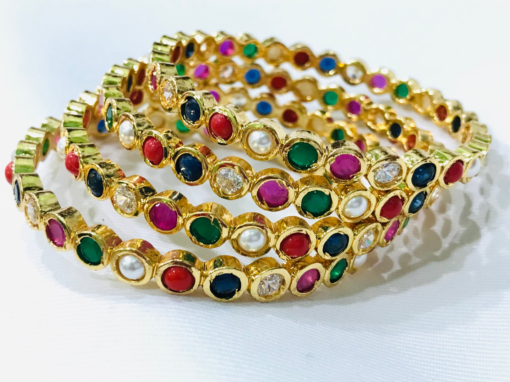 High Quality Gold Plated Antique Bangles In USA