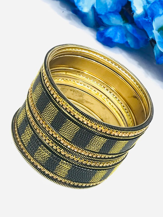 Attractive Black Colored Designer Bangles In USA
