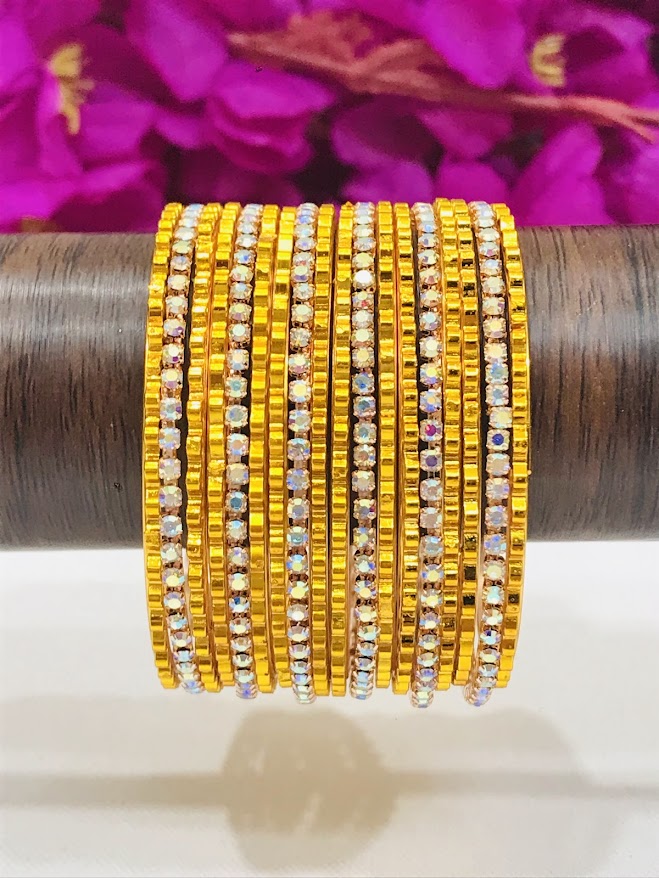 Beautiful Yellow Colored Designer Bangles For Gilrs In Tucson