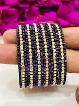 Designer Fancy Bangles With White Stones In Chandler
