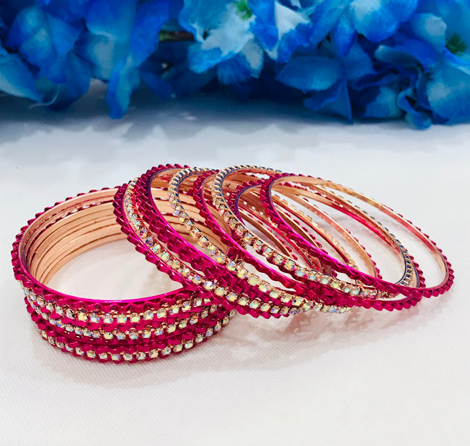 Beautiful White Stoned Bangles In Phoenix