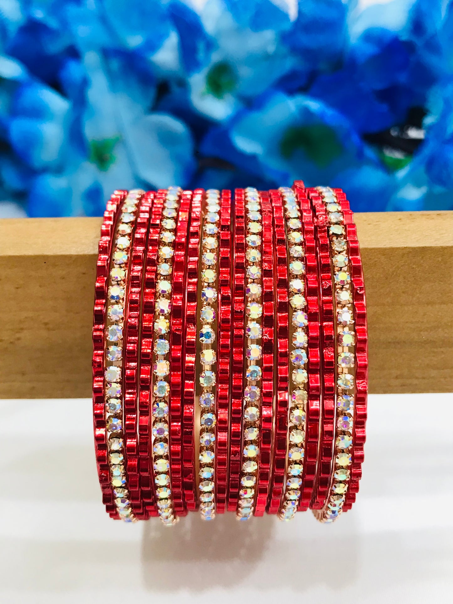 Attractive Red Color Metal Bangles In USA