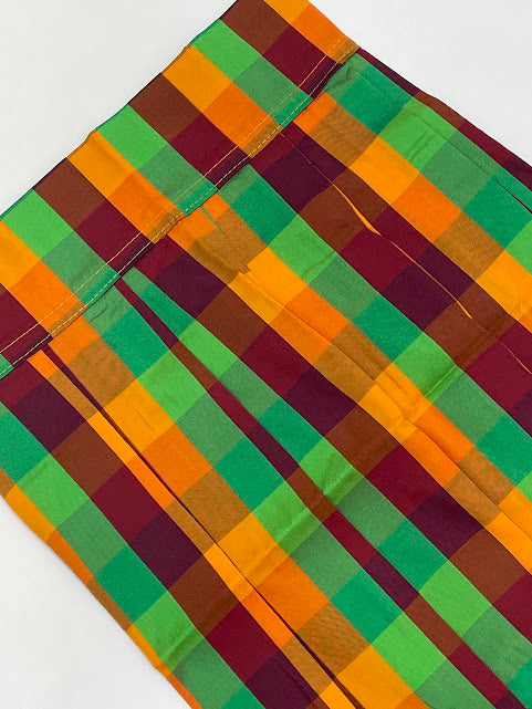 Pretty Green Color Art Silk Langa Sets With Zari Work In Mesa
