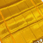 Magnificent Yellow Color Silk Shawl (Ponnadai) For Guest In Mesa