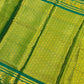 Elegant Green Color Traditional Silk Shawl (Ponnadai) For Guest In USA